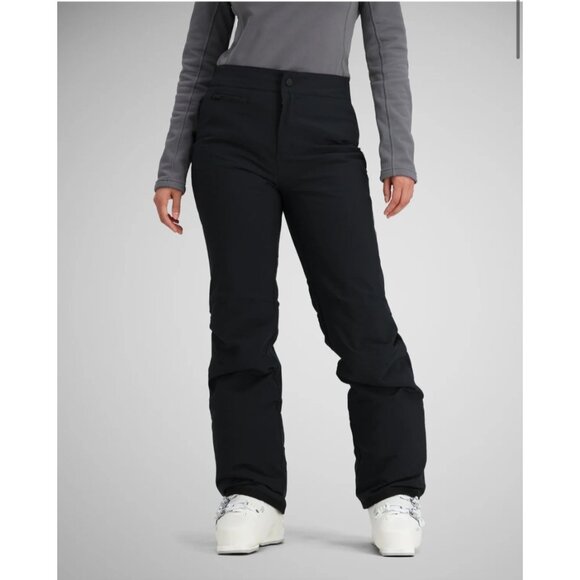 Obermeyer Women’s Size 18 Short Sugarbush Stretch Waterproof Black Ski Snow Pant - Picture 1 of 16